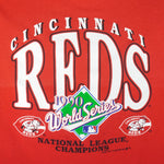 MLB (Trench) - Cincinnati Reds World Series T-Shirt 1990 X-Large Vintage Retro Baseball