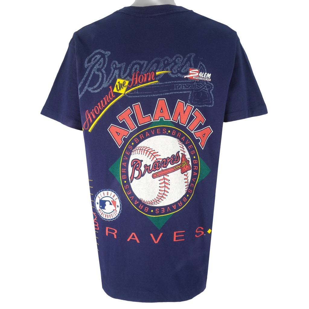 MLB - Atlanta Braves World Series Champions T-Shirt 1992 X-Large Vintage Retro Baseball