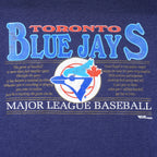 MLB (Ravens Athletic) - Toronto Blue Jays The Game Of Baseball T-Shirt 1990s Large Vintage Retro