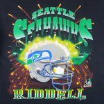 NFL (Riddell) - Seattle Seahawks Helmet T-Shirt 1997 X-Large Vintage retro football