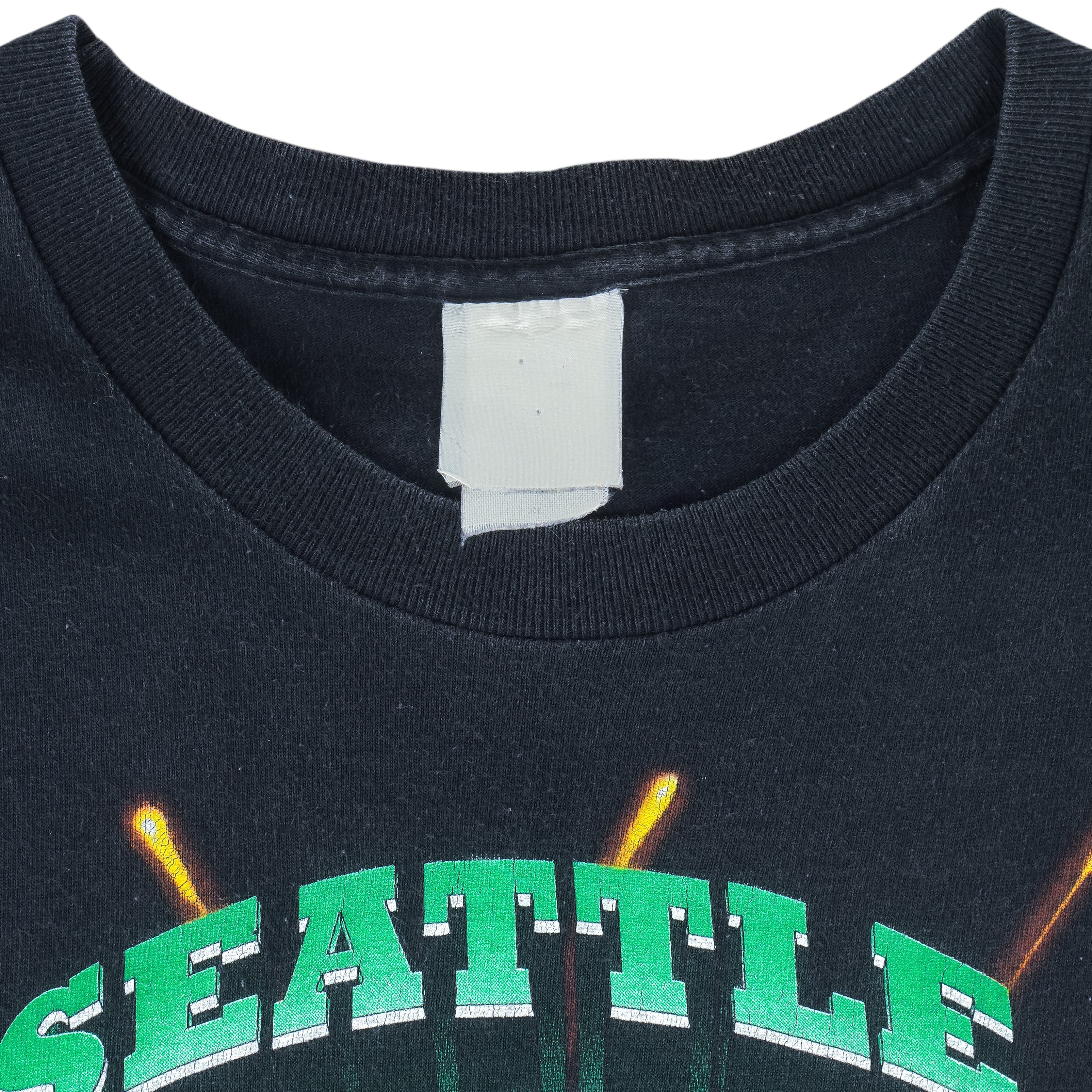 NFL (Riddell) - Seattle Seahawks Helmet T-Shirt 1997 X-Large Vintage retro football