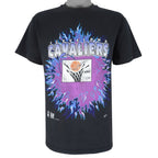 NBA (Hanes) - Cleveland Cavaliers Big Logo T-Shirt 1995 Medium Vintage Retro Basketball