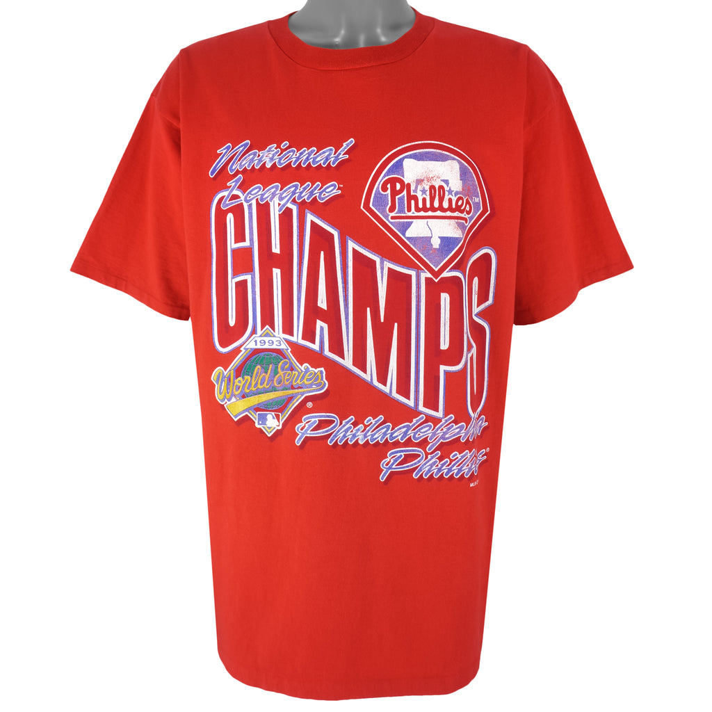 MLB (Salem) - Philadelphia Phillies National League Champs 1993 X-Large Vintage Retro Baseball