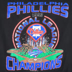 Starter - Philadelphia Phillies World Series Champs T-Shirt 1993 Large Vintage Retro Baseball
