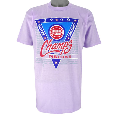 NBA (Harley Quinn) - Detroit Pistons Eastern Conference Champs T-Shirt 1990 X-Large