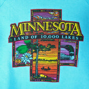 Vintage - Minnesota Land Of 10,000 Lakes Sweatshirt 1990s X-Large Vintage Retro