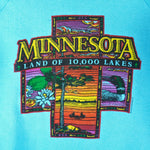 Vintage - Minnesota Land Of 10,000 Lakes Sweatshirt 1990s X-Large Vintage Retro