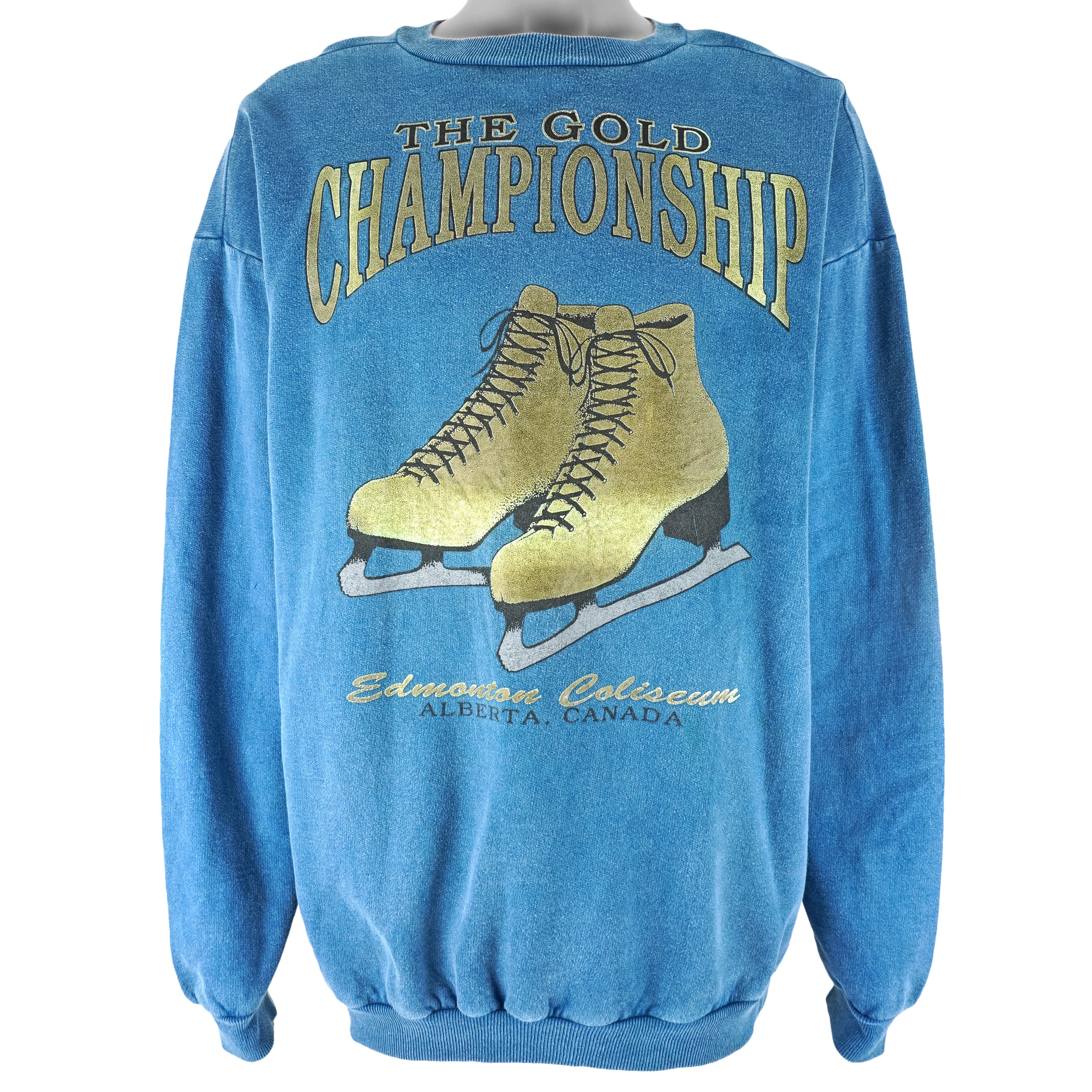 Vintage (Waves) - The Gold Championship Skate Edmonton Alberta Sweatshirt 1990s Large Vintage Retro