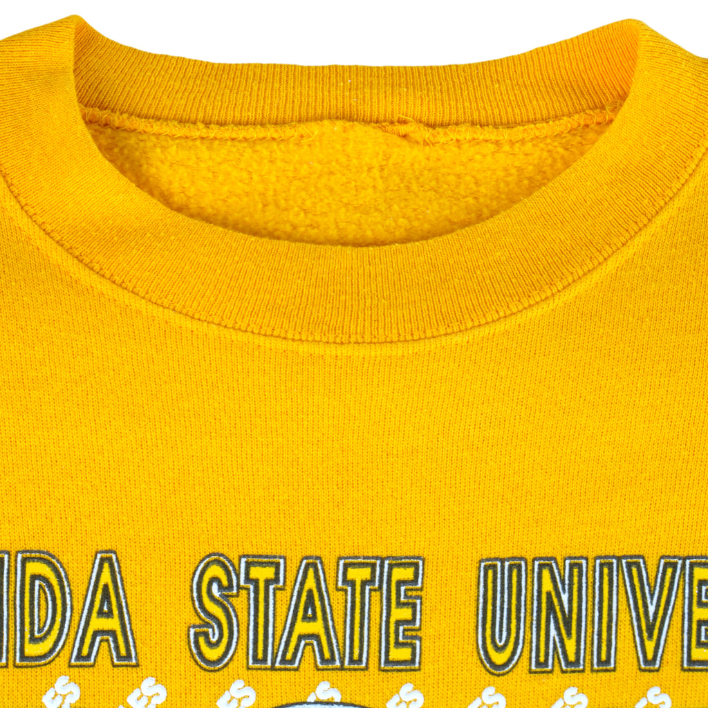 NCAA - Florida State University Seminoles Crew Neck Sweatshirt 1990s Medium Vintage Retro