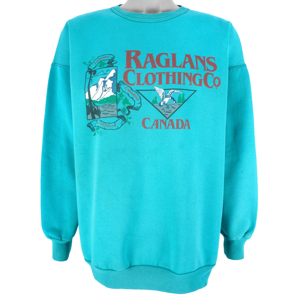 Vintage - Raglans Clothing Co. Canada Crew Neck Sweatshirt 1990s X-Large Vintage Retro