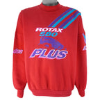 Vintage - Rotax 580 Plus Snowmobile Crew Neck Sweatshirt 1990s Large Vintage Retro
