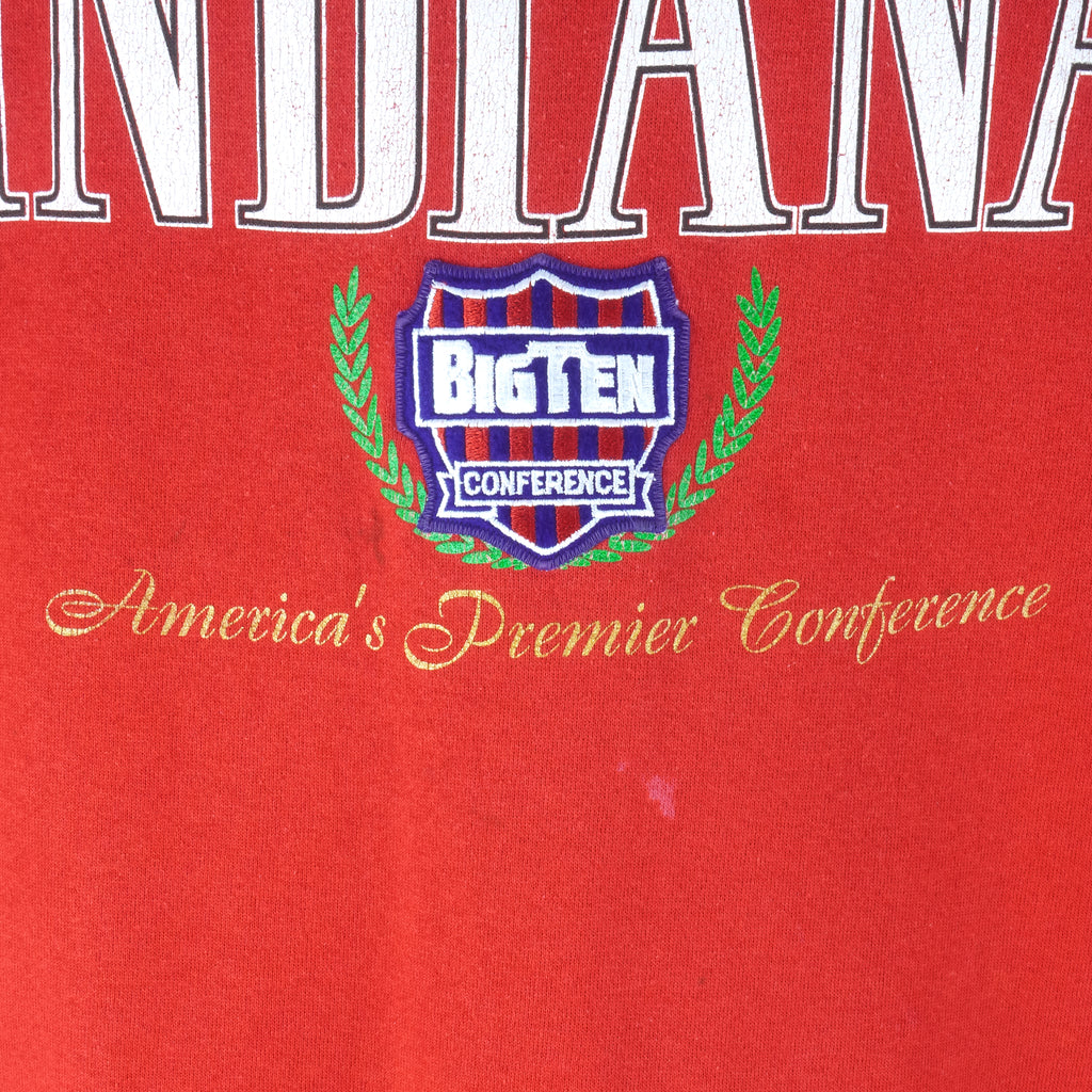NCAA (Nutmeg) - Indiana Hoosiers Big Ten Conference Sweatshirt 1990s X-Large Vintage Retro Football College