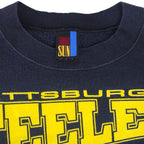 NFL (Sun) - Pittsburgh Steelers X Looney Tunes Crew Neck Sweatshirt 1994 X-Large Vintage Retro Football
