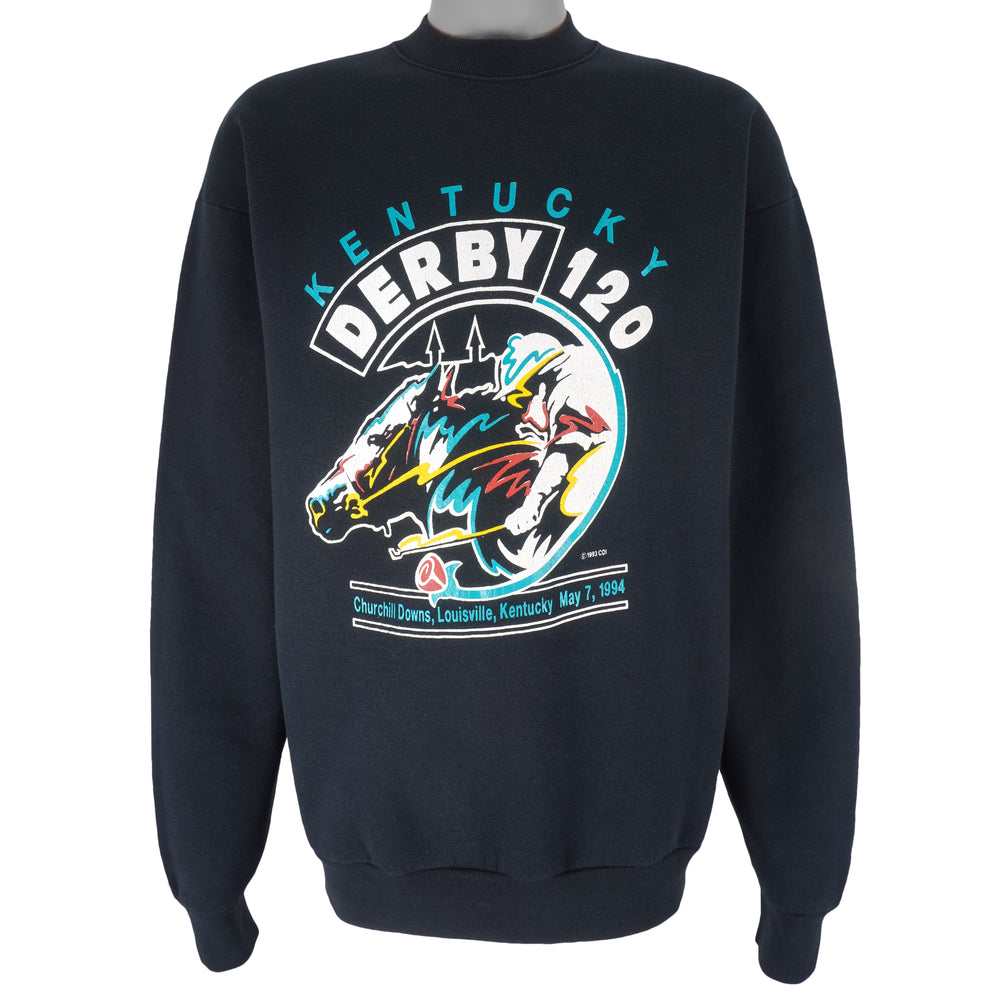 Vintage - Kentucky Derby 120 Crew Neck Sweatshirt 1994 X-Large Vintage Retro