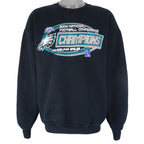 NFL (Jerzees) - Philadelphia Eagles Crew Neck Sweatshirt 2004 X-Large Vintage Retro Football
