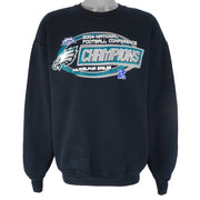 NFL (Jerzees) - Philadelphia Eagles Crew Neck Sweatshirt 2004 X-Large Vintage Retro Football