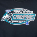 NFL (Jerzees) - Philadelphia Eagles Crew Neck Sweatshirt 2004 X-Large Vintage Retro Football