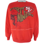NFL (Tultex) - San Francisco 49ers Crew Neck Sweatshirt 1993 Large Vintage Retro Football