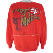 NFL (Tultex) - San Francisco 49ers Crew Neck Sweatshirt 1993 Large Vintage Retro Football