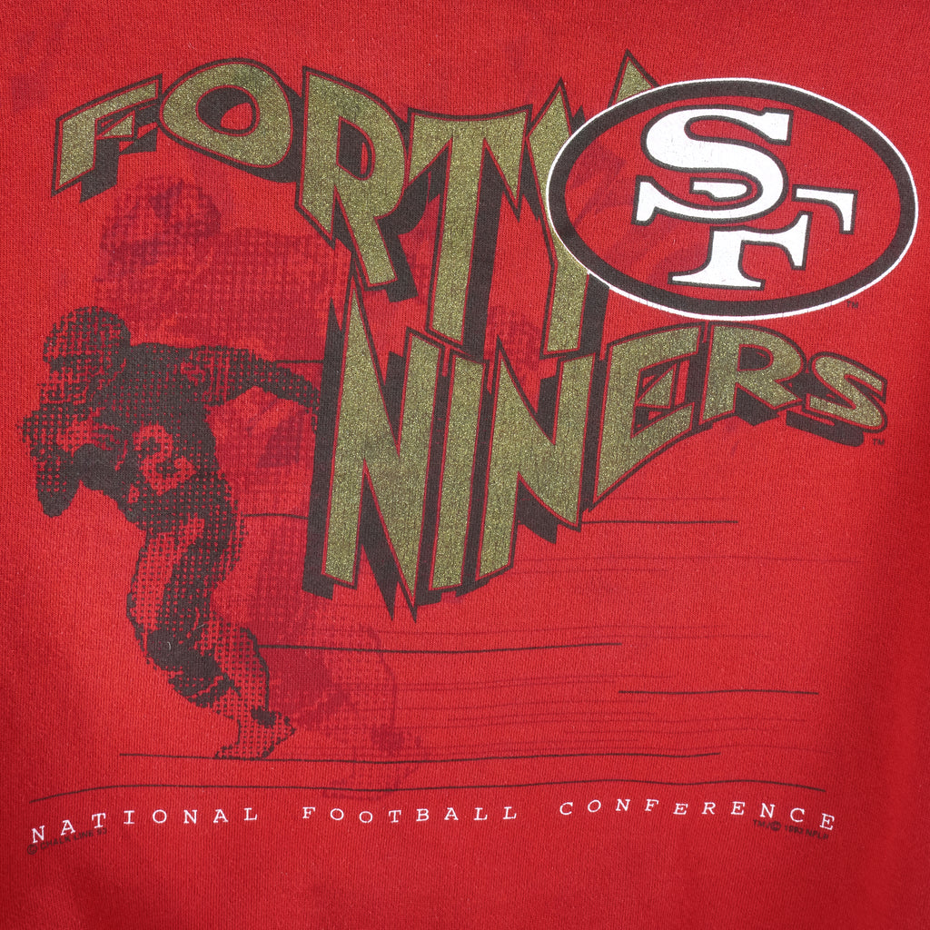NFL (Tultex) - San Francisco 49ers Crew Neck Sweatshirt 1993 Large Vintage Retro Football