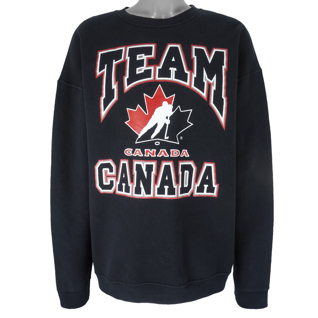 Vintage (AAA) - Team Canada Hockey Crew Neck Sweatshirt 1990s X-Large