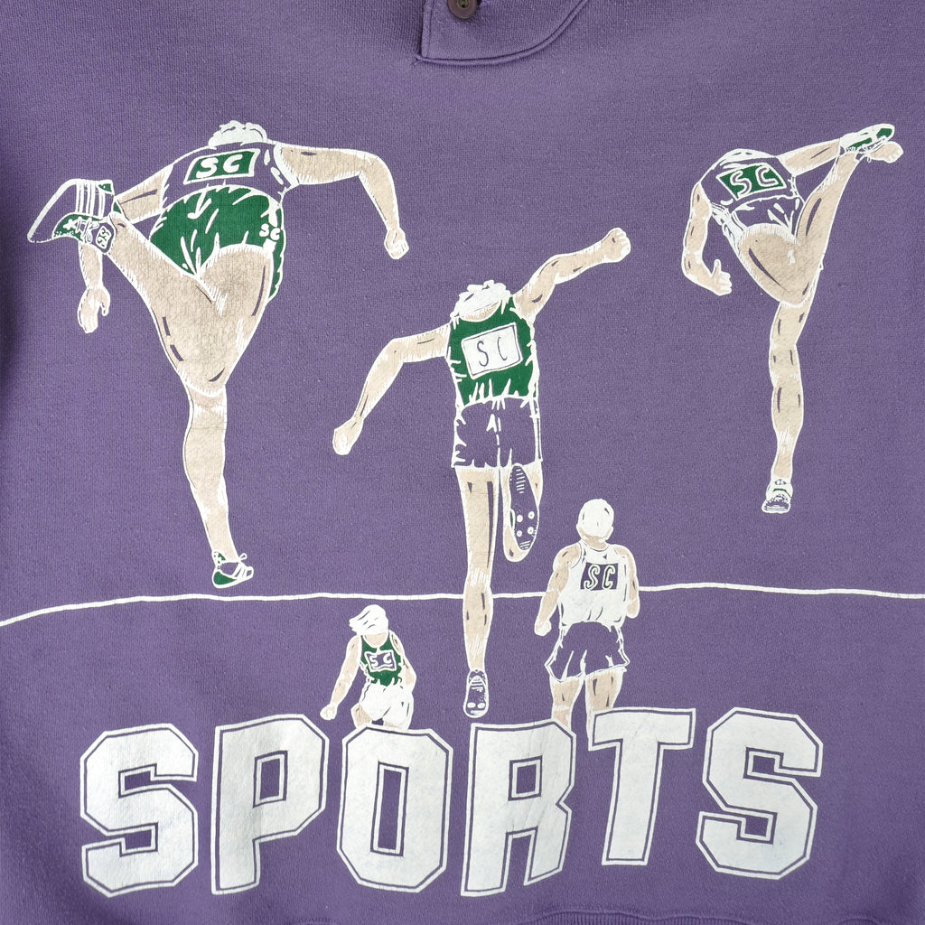 Vintage (SC) - Sports Connection Sweatshirt 1990s Large Vintage Retro