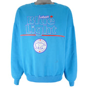Vintage - Labatts Blue Light Crew Neck Sweatshirt 1990s X-Large Vintage Retro