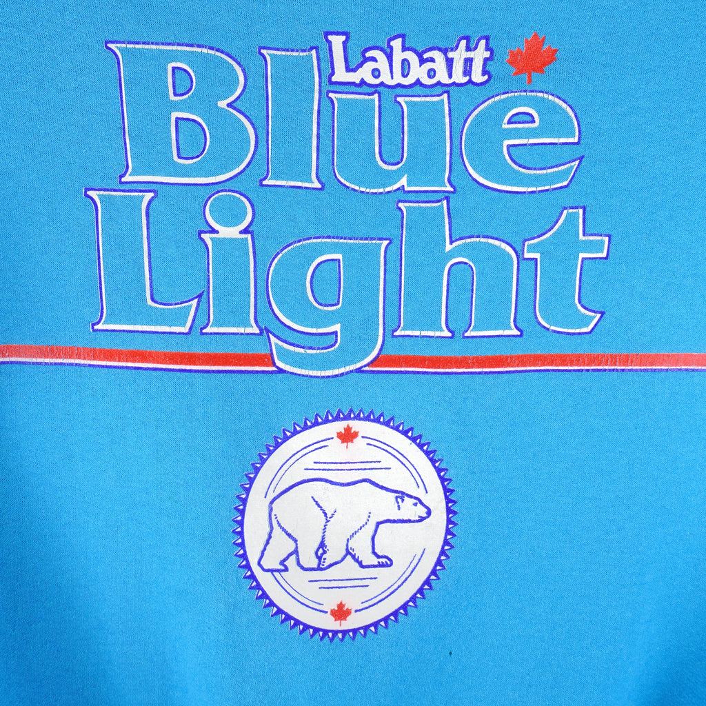 Vintage - Labatts Blue Light Crew Neck Sweatshirt 1990s X-Large Vintage Retro