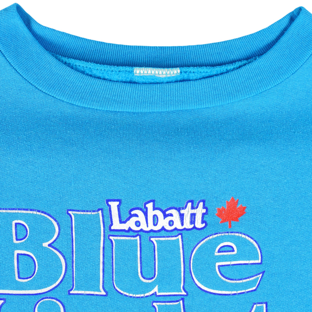 Vintage - Labatts Blue Light Crew Neck Sweatshirt 1990s X-Large Vintage Retro
