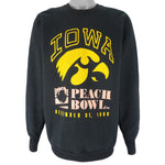 NCAA - Iowa Hawkeyes Peach Bowl Crew Neck Sweatshirt 1988 Large Vintage Retro Football College