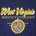 NCAA (TNT) - West Virginia Mountaineers Crew Neck Sweatshirt 1990s Large Vintage Retro Football College