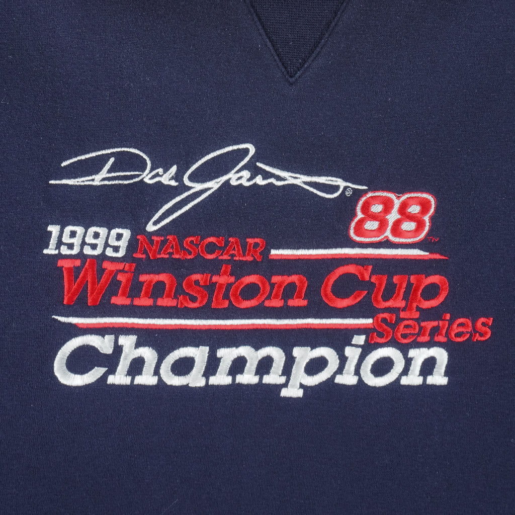 NASCAR (Chase) - Dale Jarrett 88 Winston Cup Champion Sweatshirt 1999 Medium Vintage Retro