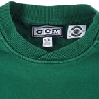 NHL (CCM) - Minnesota Wild Embroidered Sweatshirt 1990s X-Large Vintage Retro Hockey
