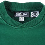 NHL (CCM) - Minnesota Wild Embroidered Sweatshirt 1990s X-Large Vintage Retro Hockey