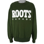 Vintage - Roots Canada Athletics Crew Neck Sweatshirt 1990s XX-Large Vintage Retro