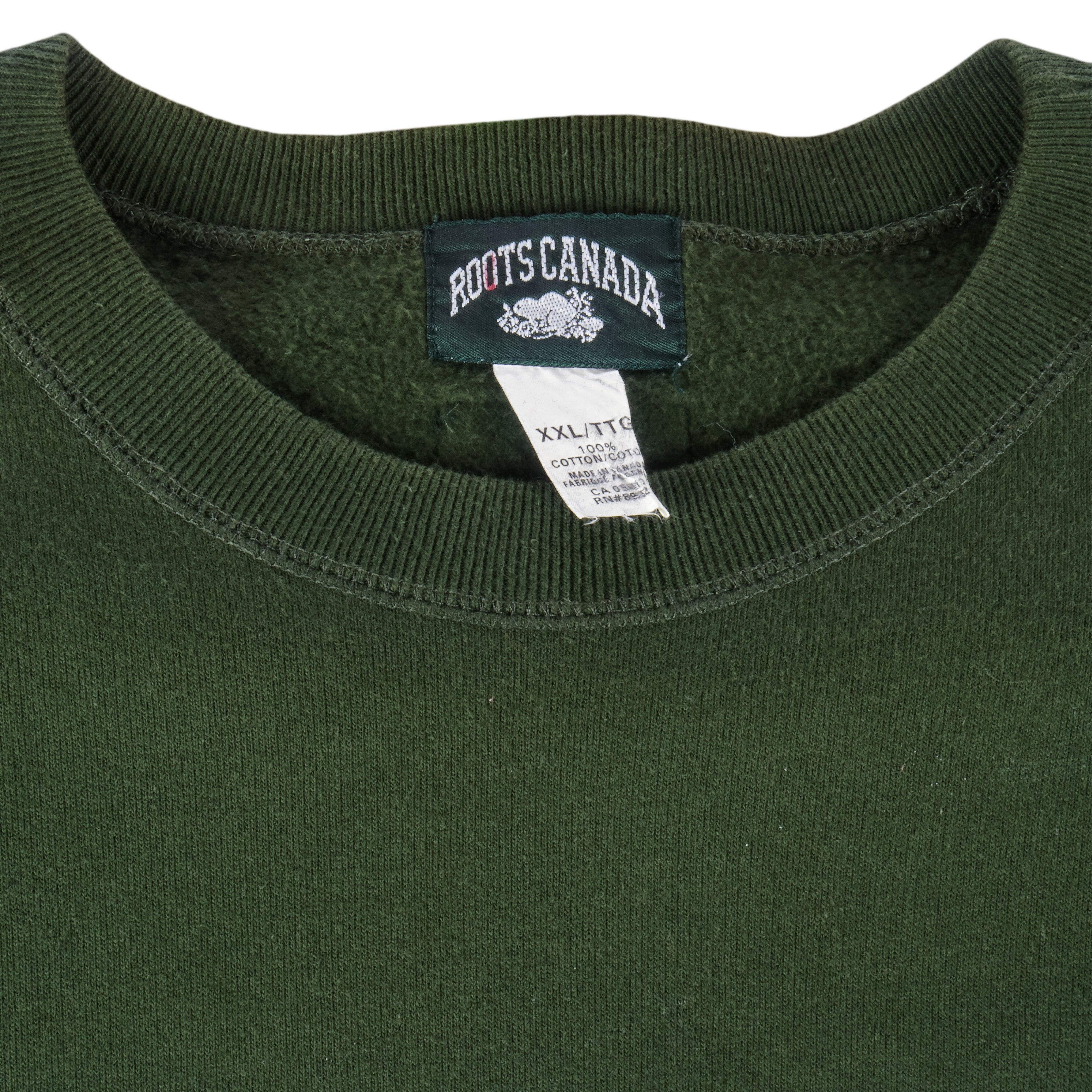 Vintage - Roots Canada Athletics Crew Neck Sweatshirt 1990s XX-Large Vintage Retro