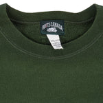 Vintage - Roots Canada Athletics Crew Neck Sweatshirt 1990s XX-Large Vintage Retro
