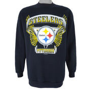NFL (Tultex) - Pittsburgh Steelers Crew Neck Sweatshirt 1996 X-Large Vintage Retro Football