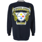 NFL (Tultex) - Pittsburgh Steelers Crew Neck Sweatshirt 1996 X-Large