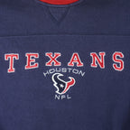 NFL - Houston Texans Embroidered Crew Neck Sweatshirt 1990s Medium Vintage Retro Football