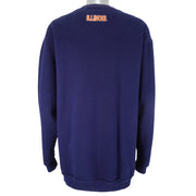 NCAA (Team Edition) - Fighting Illini Embroidered Crew Neck Sweatshirt 1990s X-Large Vintage Retro Football College