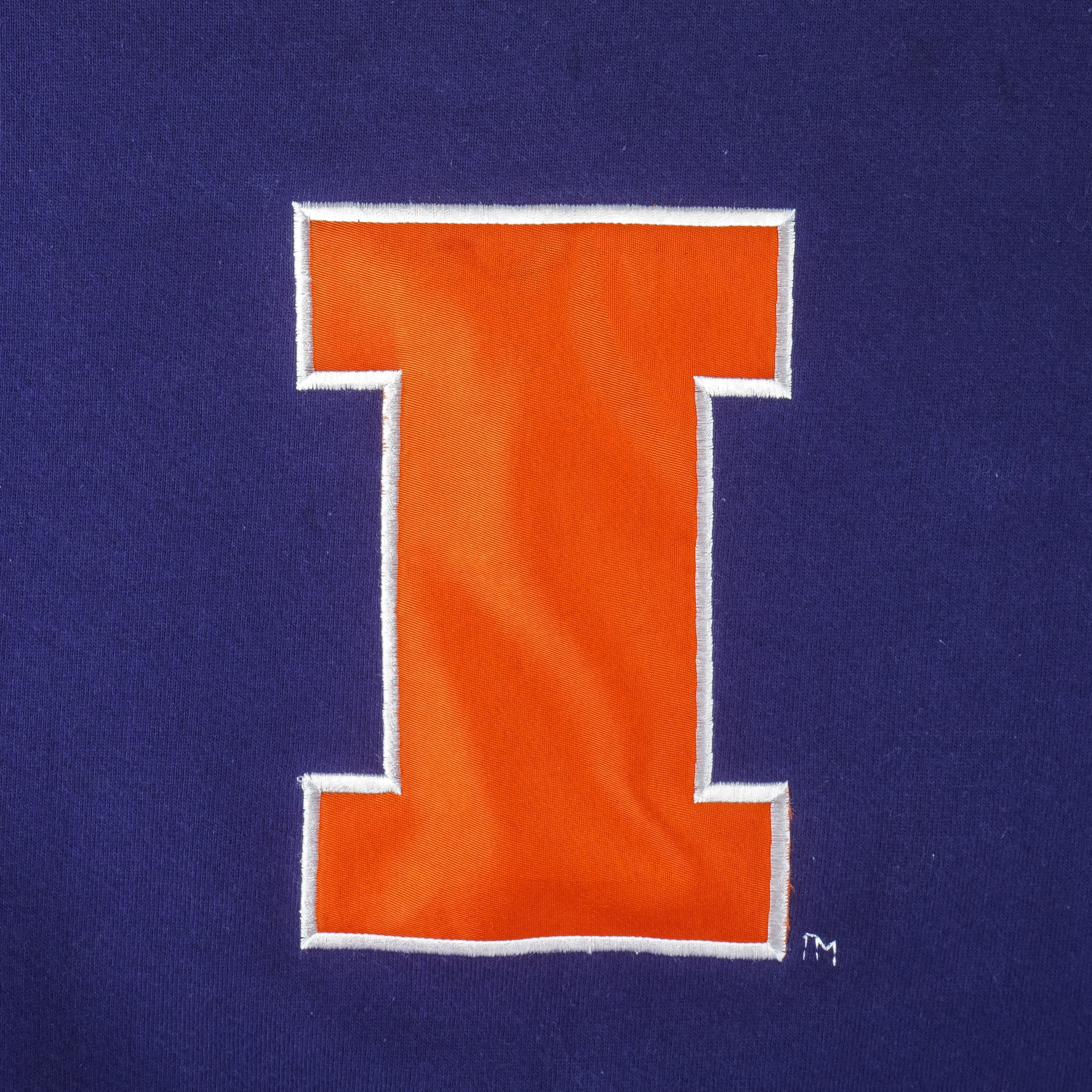NCAA (Team Edition) - Fighting Illini Embroidered Crew Neck Sweatshirt 1990s X-Large Vintage Retro Football College