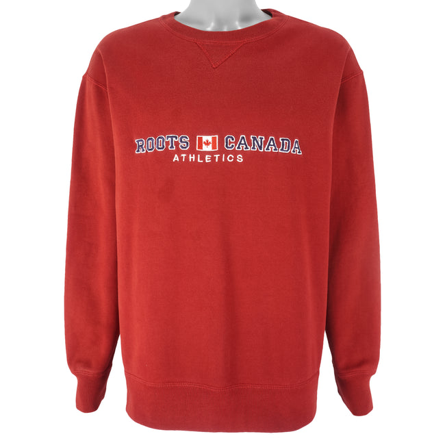 Vintage Roots Canada Athletics Crew Neck Sweatshirt 1990s X