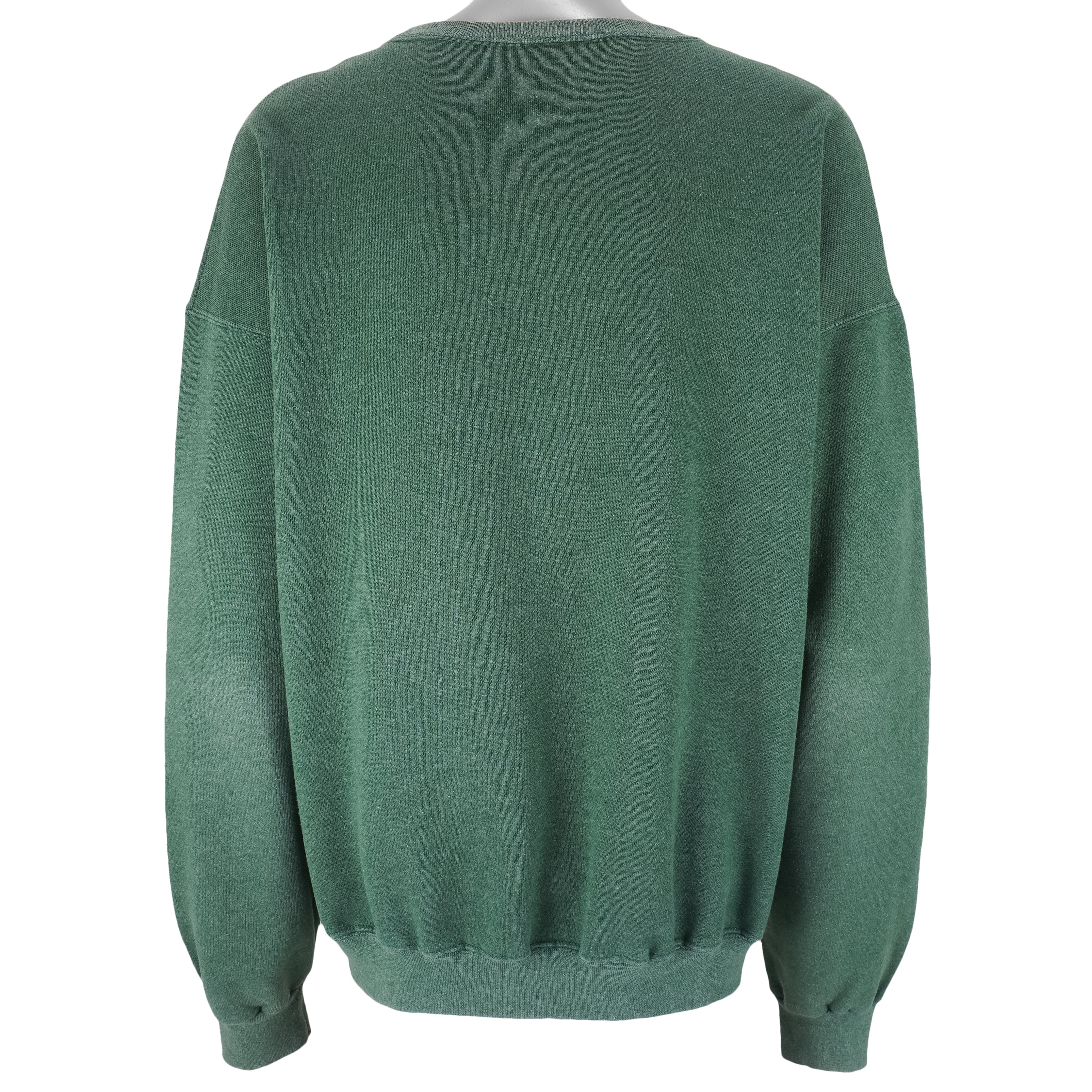 Champion - Green Classic Crew Neck Sweatshirt 1990s XX-Large Vintage Retro
