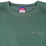 Champion - Green Classic Crew Neck Sweatshirt 1990s XX-Large Vintage Retro