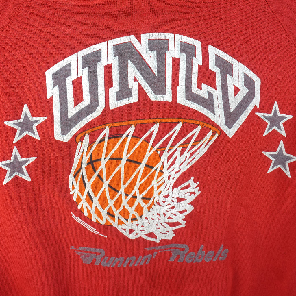 NCAA (Model T) - UNLV Running Rebels Crew Neck Sweatshirt 1990s X-Large Vintage Retro Basketball College