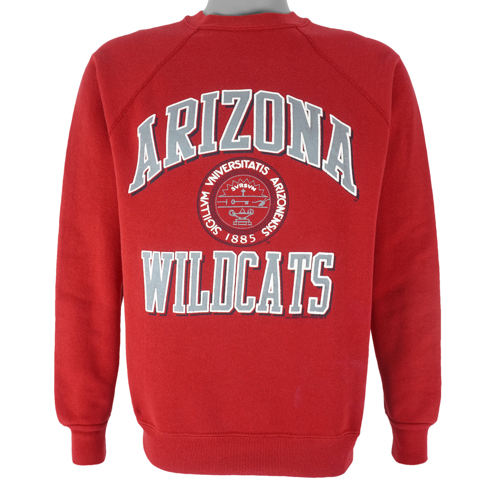 NCAA (Discuss Athletic) - Arizona Wildcats Crew Neck Sweatshirt 1990s Medium Vintage Retro Football College
