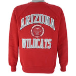 NCAA (Discus Athletic) - Arizona Wildcats Crew Neck Sweatshirt 1990s Medium