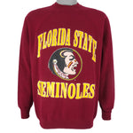 NCAA (Artex) - Florida State Seminoles Crew Neck Sweatshirt 1990s Large