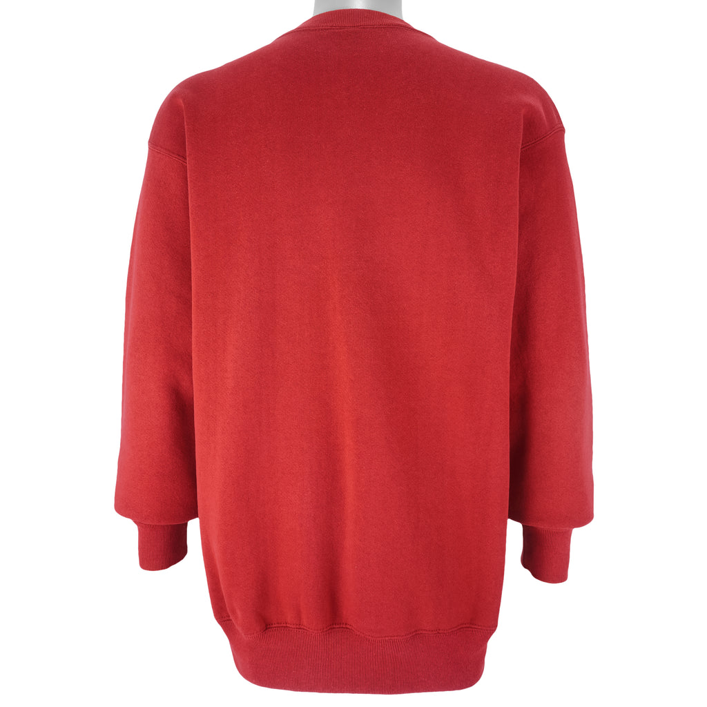 NCAA (Soffe Heavy Sweats) - FSU Seminoles Crew Neck Sweatshirt 1990s X-Large Vintage Retro Football College